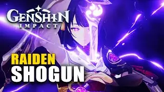 Genshin Impact Raiden Shogun Showcase V2.1 (First Look)