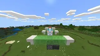 Как сделать работающий самолёт в Minecraft