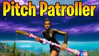 Pitch Patroller Skin Gameplay + Review in Fortnite (Kickoff Set)