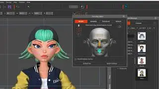 Ho to use facial features editor tool in cartoon animator 4