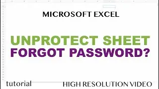 How to Unprotect Excel Sheet If You Forgot the Password - Super Easy