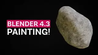 Blender 4.3 Texture Painting with Textures for Beginners!