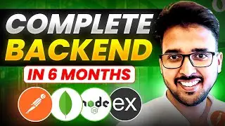 Backend Developer roadmap in 6 Months 🔥 Backend development full course #developers