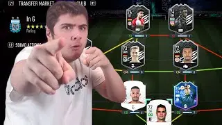 Using a FULL SILVER Team in FUT Champs... (FIFA 21)