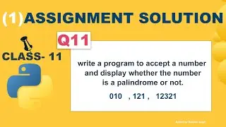 Python program to check whether the number is palindrome or not