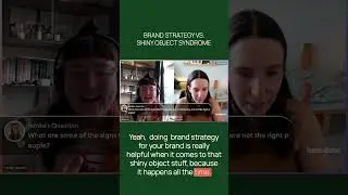 ✨ Brand Strategy vs. Shiny Object Syndrome | For Designers