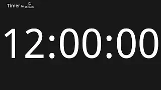 12 Hour Countup Timer
