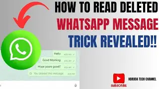 How To Read (Recover) Deleted Messages On WhatsApp Android and iPhones 2025