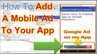 Android Studio #29: Add a Mobile Advertise Banner to Your Android App