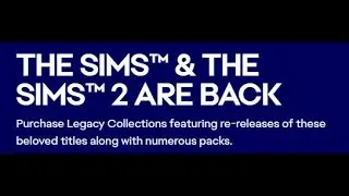 The Sims & The Sims 2 Re-Stream