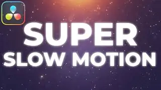 How to Make SUPER SLOW MOTION Inside Davinci Resolve Tutorial