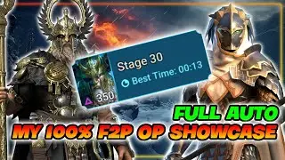 MY 100% F2P SPEED "NOT FRIENDLY" ODIN DUNGEON STAGE 30 TEAM GUIDE | RAID Shadow Legends