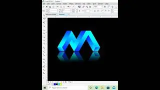 Creative M Logo Design in CorelDRAW || Coreldraw tutorial 