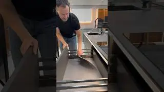 Золотой стандарт наполнения нижнего яруса кухни #kitchen #дизайнинтерьера #interiordesign