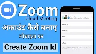 How to create Zoom account in Mobile | Make a new Zoom Account | Create Zoom id