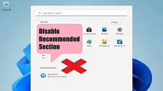 How to Turn off Start menu Recommended section content on Windows 11.