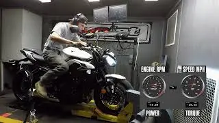 2024 Triumph Street Triple 765 R Dyno Test