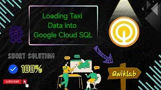 Loading Taxi Data into Google Cloud SQL 