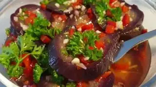 МАРИНОВАННЫЕ БАКЛАЖАНЫ.🔴РЕЦЕПТ - БОМБА💥БЫСТРО, ВКУСНО❗
