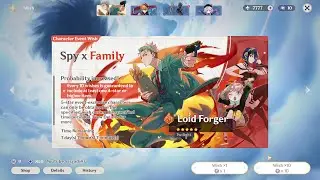 Spy x Family Banner Gacha Wish Fanmade | Genshin Impact