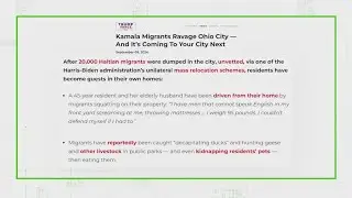 VERIFYING former President Donald Trump's claims about immigrants in Springfield, Ohio