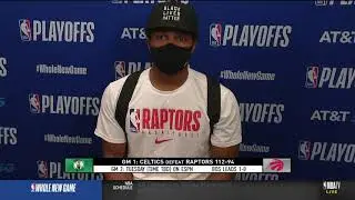 Kyle Lowry Postgame Interview - Game 1 | Celtics vs Raptors | August 30, 2020 NBA Playoffs