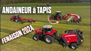 🍀TOP DÉPART FENAISON 2024 : ANDAINEUR à TAPIS REITER VS Classique ? MAXAGRI contre les BUTYRIQUES👊