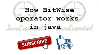 BitWise operator in java