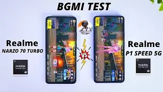 Realme Narzo 70 Turbo vs Realme P1 Speed Bgmi Test | Heating & Battery Test | Shocking Result 😱