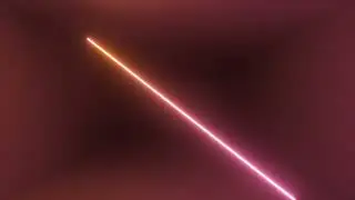 4K Abstract Background Neon Rays Inside a Dark Box