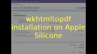How to install wkhtmltopdf on Apple Silicon (M1 MacOS) using Rosetta 2 for Odoo or other apps
