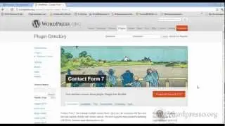Уроки WordPress. Как установить плагин Contact Form 7 на WordPress