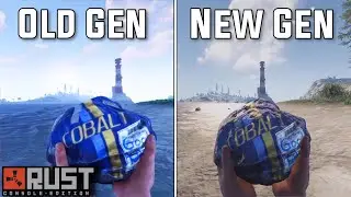 Rust Console Edition | Old Gen VS New Gen Comparison (PlayStation/Xbox)