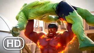 Red Hulk Vs Abomination Fight Scene (2024) 4K ULTRA HD