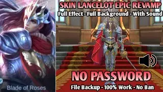 Lancelot Floral knight Epic Revamp Skin Script | No Password | Full Background | Full Effect | Sound