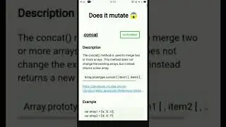 Does it mutate 😱? || JavaScript array methods. 