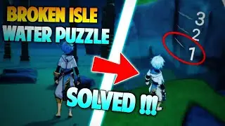 broken isle water puzzle solved genshin impact