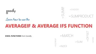 AVERAGEIF & AVERAGEIFS Function in Excel