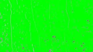 капли дождя на стекле Дождь ХРОМАКЕЙ ФУТАЖ  RAIN GREEN SCREEN footage