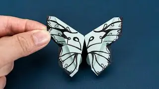 Easy Origami Butterfly - Paper Butterfly - 3D Butterfly