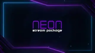 Twitch Overlay | Neon Stream Package