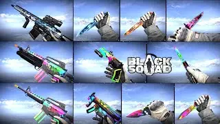 Black Squad ► All BAROQUE Weapons SKIN & SHOWCASE