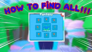 HOW TO FIND ALL FLOWERS TO CRAFT *OP* FANTASY AMULET IN REBIRTH CHAMPIONS X!!! (Roblox)