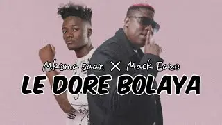 Mkoma Saan × Mack Eaze- Le Dore Bolaya (Audio visualizer )
