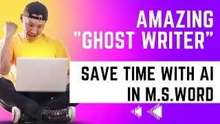 A How to Use Ghostwriter AI to Write in Microsoft Word#ai #automation #msword #viral #datamanagement