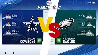 Madden NFL 20: Dallas Cowboys vs Philadelphia Eagles - Intense Matchup!