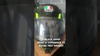 Pinlock added to my AGV K1
