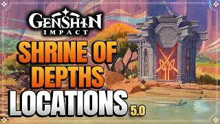 All Natlan Pyro Shrine Of Depths Locations - Part 1 |【Genshin Impact】