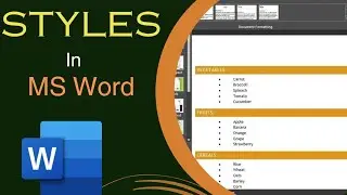 Apply Styles in Microsoft word|How to create styles in Word|How to create custom style in Word