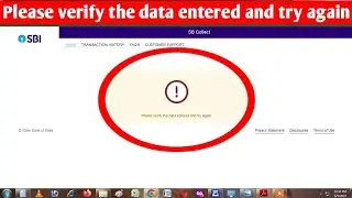 Jssc excise constable payment, Please verify the data entered and try again problem Get Solution